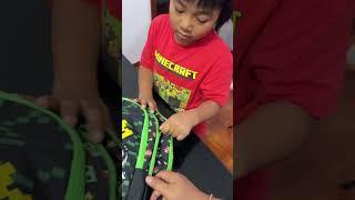 Back to school 2024… Minecraft for Kenji | Eastpack for Yuna,,,what’s inside their pencil case & bag