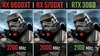 RX 6600XT vs RX 5700XT vs RTX 3060 | 1080P, 1440P & 4K Benchmarks