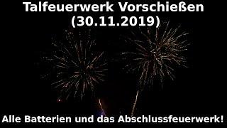 Vorschießen Talfeuerwerk [Batterien & Abschlussfeuerwerk] | 4K