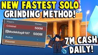 Brand New Fastest Solo Grinding Method In Jailbreak! | How To Make Over $7,000,000 Every Day!