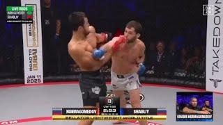 Усман Нурмагомедов vs. Александр Шаблий - Полный бой | Bellator MMA Champions Series San Diego