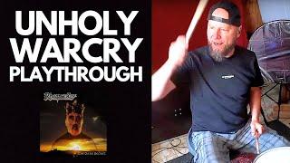 Unholy Warcry Drum Playthrough: Alex Holzwarth!