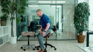 Saddle Stool 200 & Contour Stool 250 Adjustment Video - LIFEFORM® Chairs