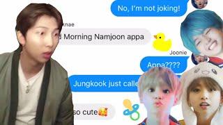 BTS Texts- ThE mAkNaEs WeRe TuRnEd InTo cHiLdReN??