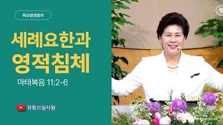 세례요한과 영적침체(마11:2-6) 2025.6.19(목) 저녁7시30예배 #7시간기도회 #목요철야 #그레이스힐링치유상담사역연구원 #3시간기도회 #김록이목사#1부목요철야