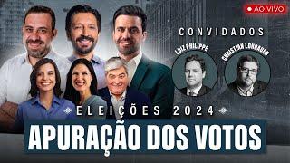 ELEIÇÃO 2024 - APURAÇÃO DOS VOTOS | 1º TURNO - part. Luiz Philippe e Christian Lohbauer