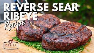 Reverse Sear Ribeye Steak With Board Sauce Recipe - How to Grill Ribeye Steak