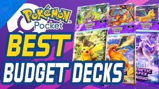 Best BUDGET DECKS for Pokemon Pocket - Start Battling ASAP!