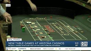 New table games at Arizona casinos