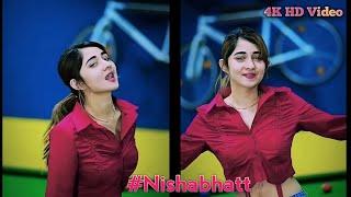 Nishabhatt latest reel video.. #4k HD video #nishabhatt. #jannatzubair # avneet kaur. #sidarthanigam