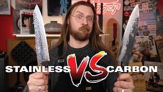 Carbon Steel V.S. Stainless - Which Makes a Better Knife?