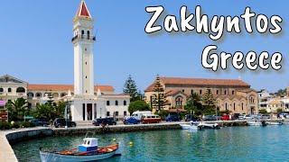 Zakynthos Greece  Walking Tour 4K