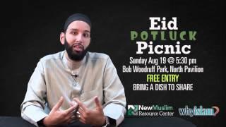 Imam Omar Suleiman - New Muslim Eid Picnic