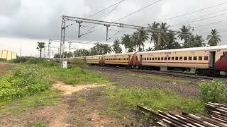 beautifull PINAKINI express birthday celebrations WAM4 livery locomotive WAP4 ||with ICF COACHES