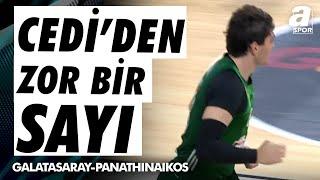 Cedi Osman Zor Pozisyonda Sayıyı Buldu (Galatasaray-Panathinaikos)