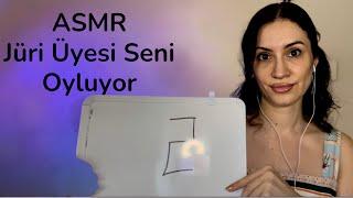 JÜRİ ÜYESİ ROLEPLAY  BİZİMLE DEĞİLSIN | TÜRKÇE ASMR