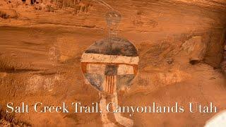 Salt Creek Trail, Canyonlands Utah, Pictographs, Indian ruins and amazing arches!