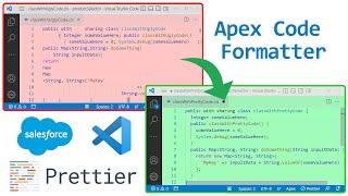 Format Apex Code in Visual Studio Code with Prettier Plugin | Full Step-by-Step Tutorial