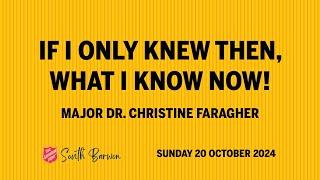 South Barwon Salvos Live Church| 20 October 2024 | If I only knew then what I know now Week 3