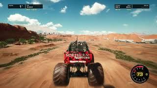 Monster Jam Steel Titans ghost gamer360 doing outdoor racing