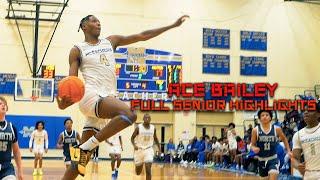 Ace Bailey THE BEST HS PLAYER I’VE FILMED SINCE JALEN GREEN I STG.. FULL SENIOR YEAR HIGHLIGHTS