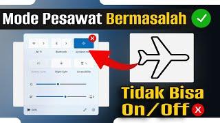 Cara Mematikan Mode Pesawat di Windows 10/11 Yang Error !