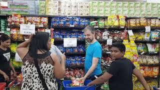 Shopping at Golden Sun supermarket, Tongaat