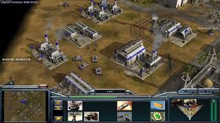 Command & Conquer Generals - USA Mission 2,  Al Hanad - (Brutal Difficulty, 1440p, HD)