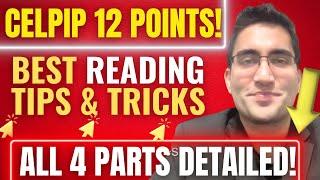 CELPIP Reading: All Strategies A to Z in 1 hour! Detailed Tips and Tricks - Parts 1 - 4