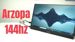 Arzopa 15.6" 144Hz Portable Monitor - This One Is Great.