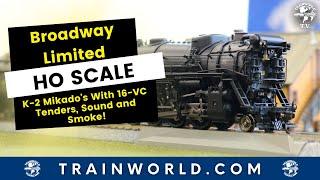 Ho Scale Broadway Limited K-2 Mikado's w/ 16VC Tenders