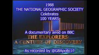 NATIONAL GEOGRAPHIC SOCIETY 100 YEARS