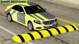 Cars vs Massive Magic Color Speed Bumps #566 BeamNG DALER Games BeamNG.Drive