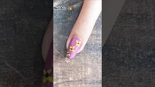 Nail art using safety pin#nails #nailart #shorts #easynailartbymamuni