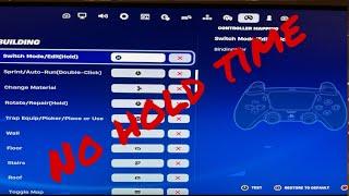 HOW TO REMOVE EDIT HOLD TIME ON CONTROLLER(Fortnite)