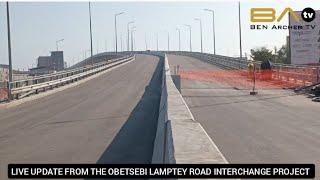 New! Stunning View  Of The Obetsebi  Lamptey  Road Interchange Nearing Completion In Accra.