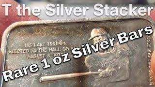 Vintage Silver 1 oz Art Bars - Rare and Interesting Additions to the Stack-o-lection