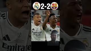 Barcelona VS Real Madrid 2025 Match Highlight #football #goat #barca #ronaldo #cr7 #messi #barcafc