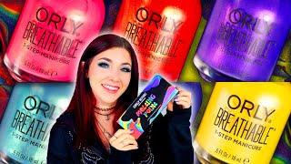 NEW Orly Melting Point Breathable Nail Polish Swatch and Review || KELLI MARISSA