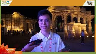 Mr. Brian Tham from Singapore shares his surreal experience at the Modhera Sun Temple ️
