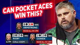 BitBoy Crypto Looks Terrified with Pocket Aces!