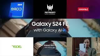 Samsung Galaxy S24 FE Indonesia TVC & Computer Logo has a Sparta Quest For Perfection Remix