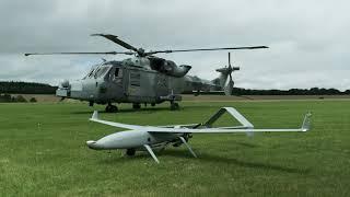 Leonardo demonstrates helicopter-UAV teaming in the UK with its AW159 Wildcat