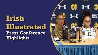 Notre Dame Women's Basketball Press Conference Highlights, October 30th