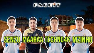 Techno4K POV w/maaRaa, Senzu, Mzinho + VOICE COMMS (42/11/25) CS2 FACEIT September 2nd 2024