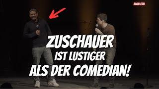 Zuschauer ist lustiger als der Comedian! - Alain Frei