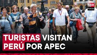 APEC 2024: turistas visitan el Perú durante el foro económico