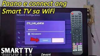 Paano e connect ang Smart TV sa WiFi connection | Devant Smart TV