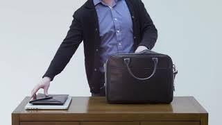 HOW TO PACK  | The Calvino Leather Briefcase