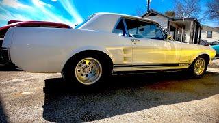 Test Drive 1967 Pro Street Ford Mustang SOLD $15,900 Maple Motors #509